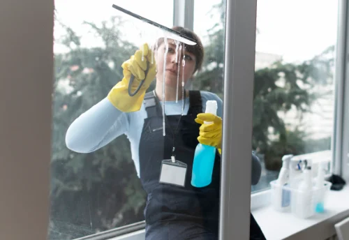 Nettoyage de vitres intérieures et extérieures à Lacourt